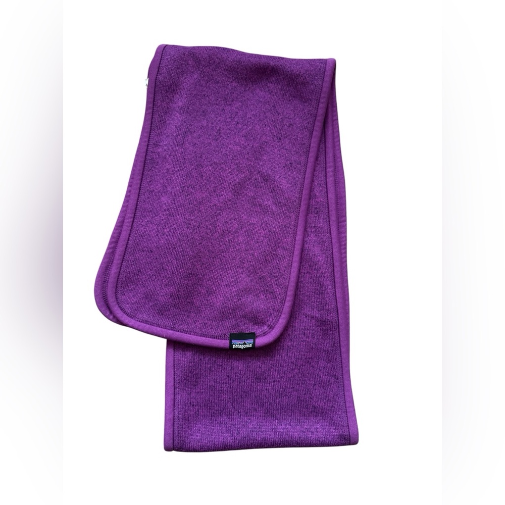 🫟 Patagonia Vintage Polartec Fleece Scarf Purple